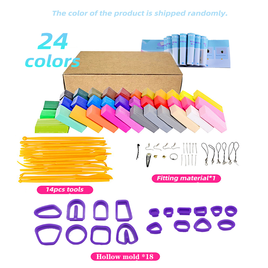 Tools Jewelry Making - Polymer Clay ต่างหูทําชุดรวม 18 ชิ้นเครื่องมือ 24