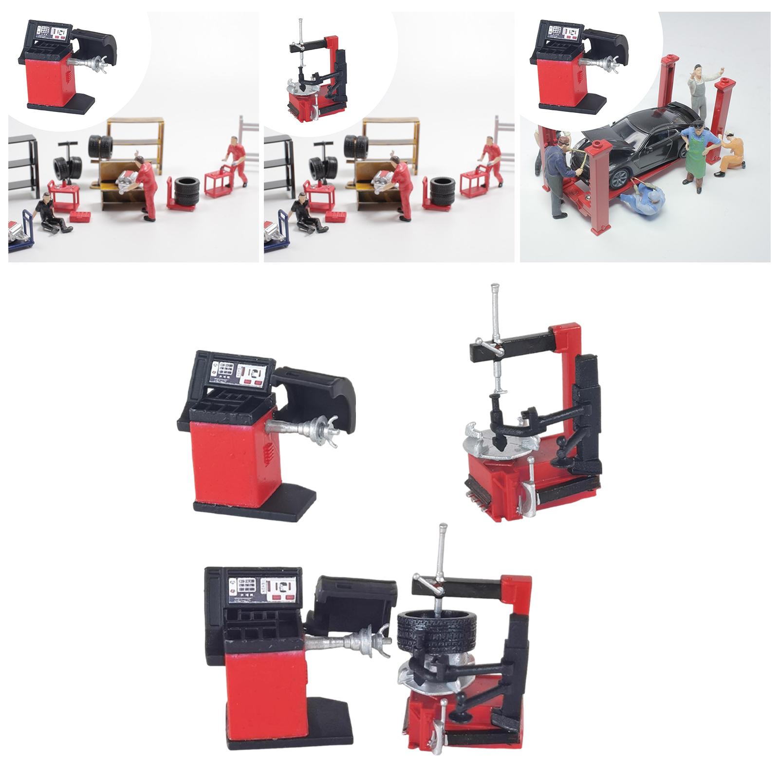 Workshop Tools Toy - โมเดลรถยนต์ขนาด 1:64 พร้อมอุปกรณ์ในโรงรถจำลอง สำหรับนักสะสม จัดแสดง และสร้างฉาก