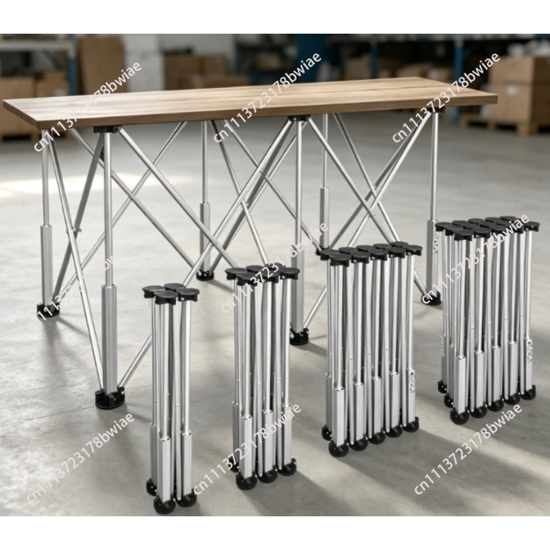 Workbench Portable Fold - โต๊ะทำงานไม้พับได้สำหรับตัดกระเบื้องแก้วและไม้ พร้อมขาตั้ง 6 ขาแบบพกพา