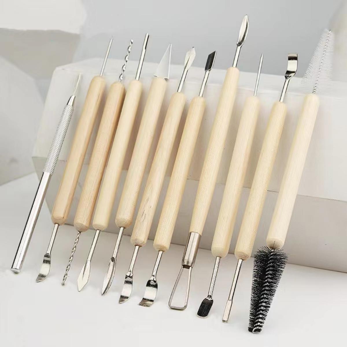 ชุดเครื่องมือปั้นดินเผา 1 ชุด  - Chisel Set Wood บทวิจารณ์และราคา