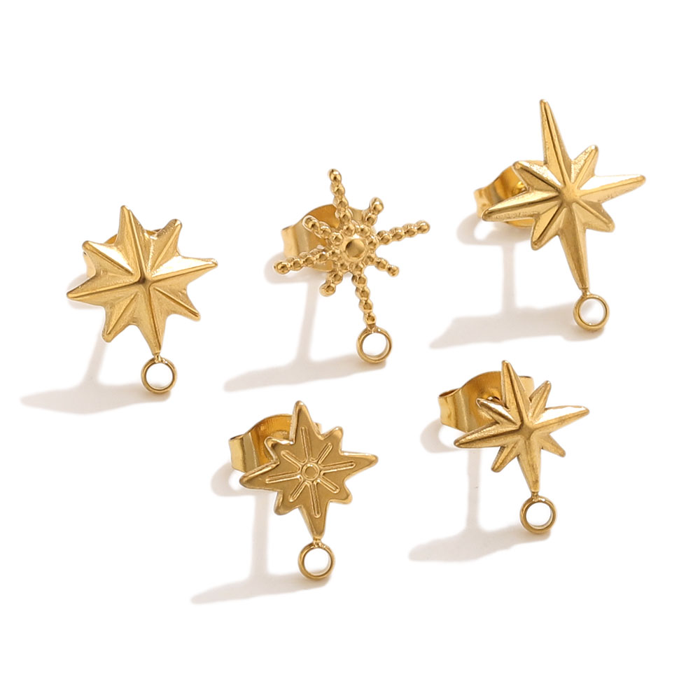 ต่างหูสแตนเลสรูปดาว 6 ชิ้น สำห - Tools Jewelry Making บทวิจารณ์และราคา