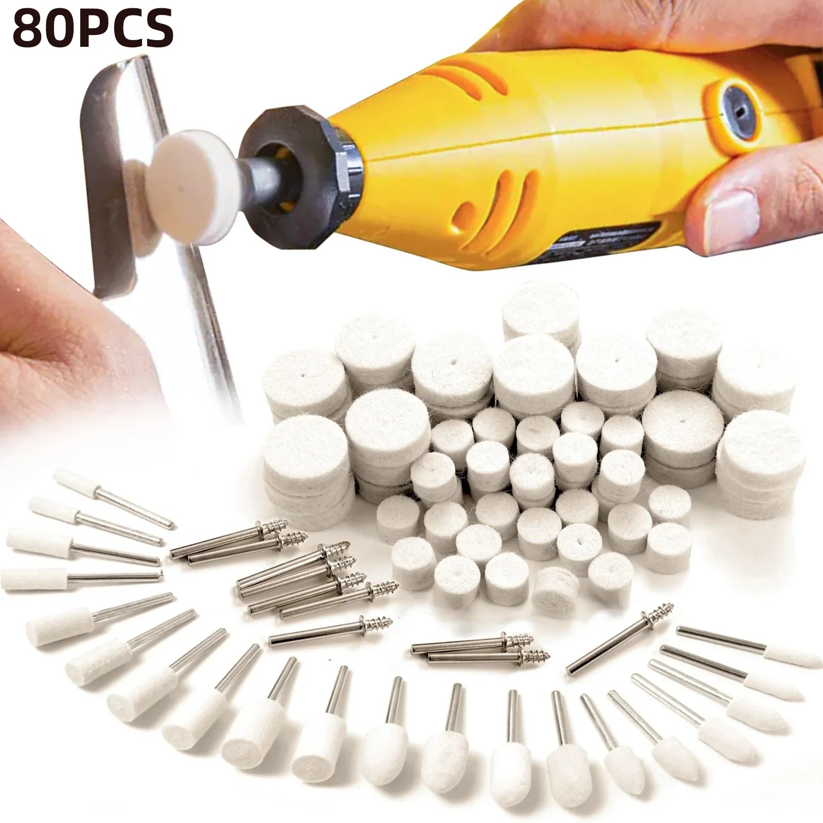ชุดล้อขัดขนแกะ 80 ชิ้น, ล้อขัด - Tools Jewelry Making บทวิจารณ์และราคา